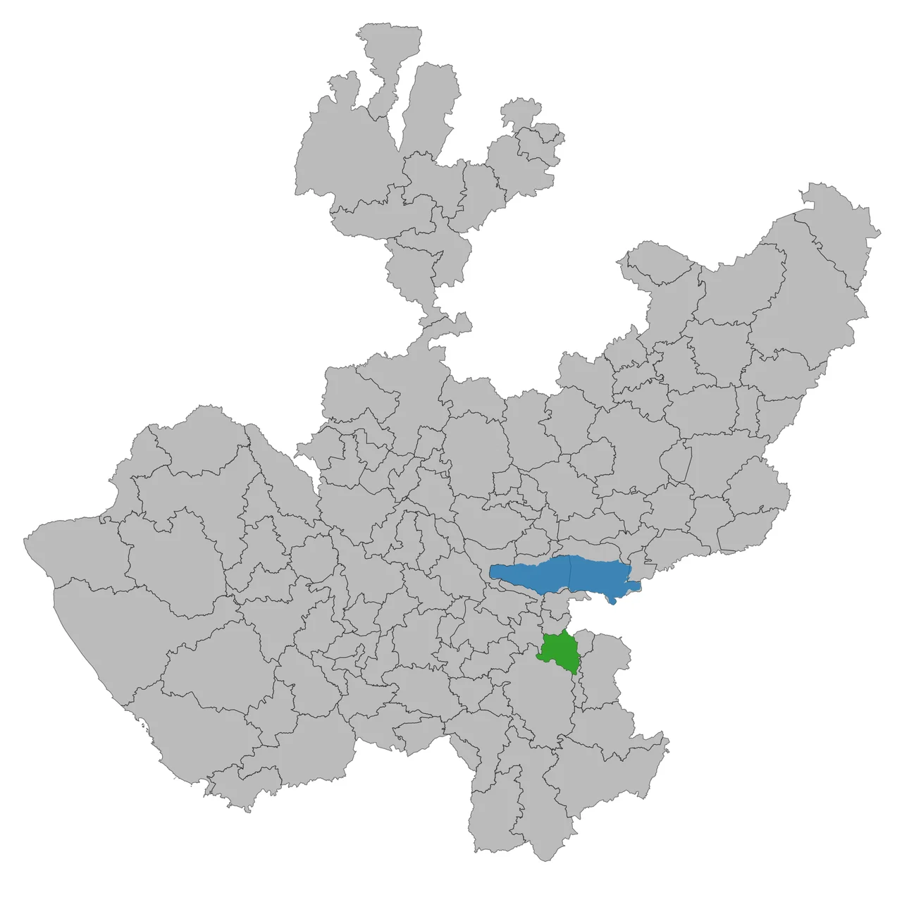 Municipality of Jalisco. Prepared with the software QGIS version 2.8.2 Wien &amp; with information of SCINCE 2010 version 05/2013
