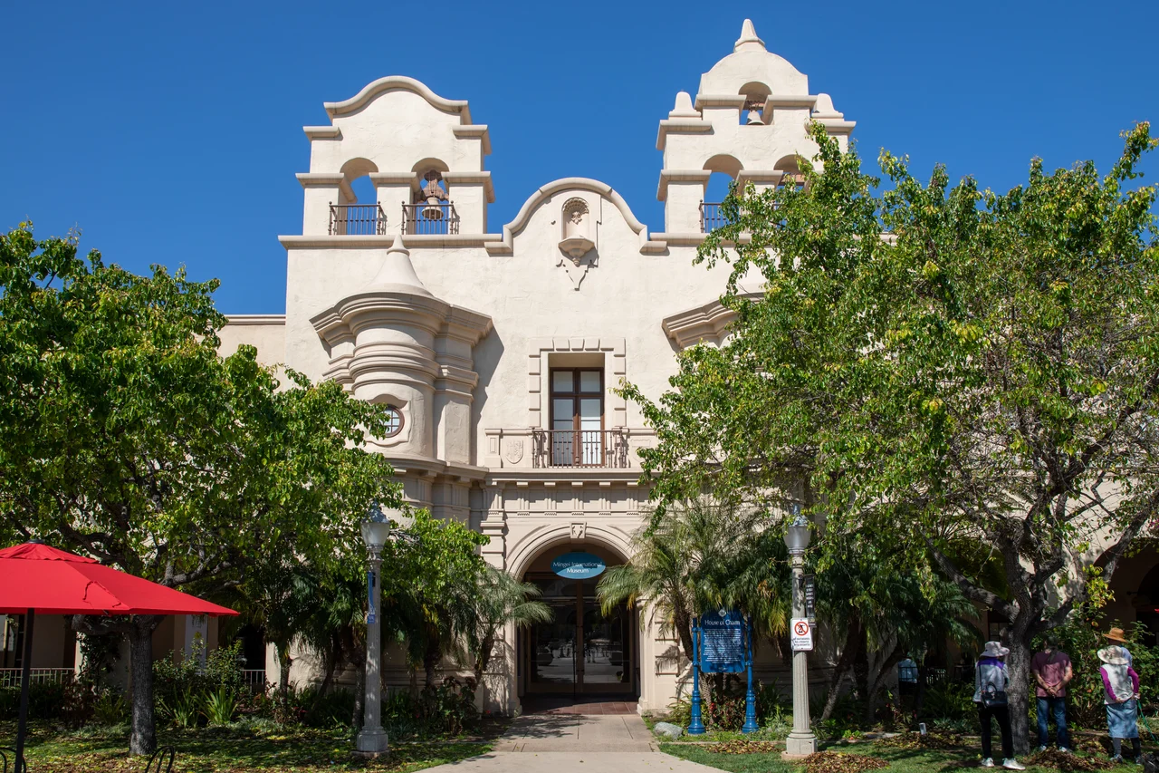 Plaza entrance of Mingei International Museum