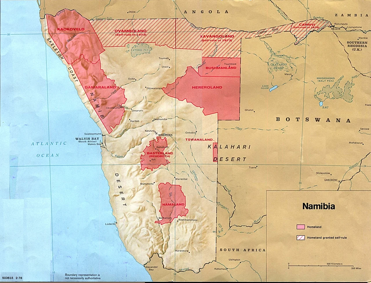 South West African Homelands